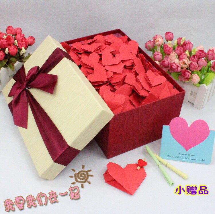 Usd 1164 520 Pieces Folded Good Love Gift Box Handmade