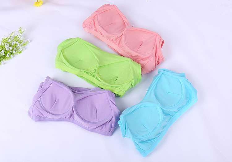 Modal cộng với kích thước mỡ của phụ nữ béo mm với áo yếm độn ngực mà không có vành áo ngực miễn phí đồ lót che cốc một quần áo lót