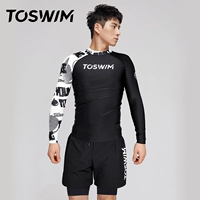 Ослепительные шорты с длинными рукавами и черными буквами