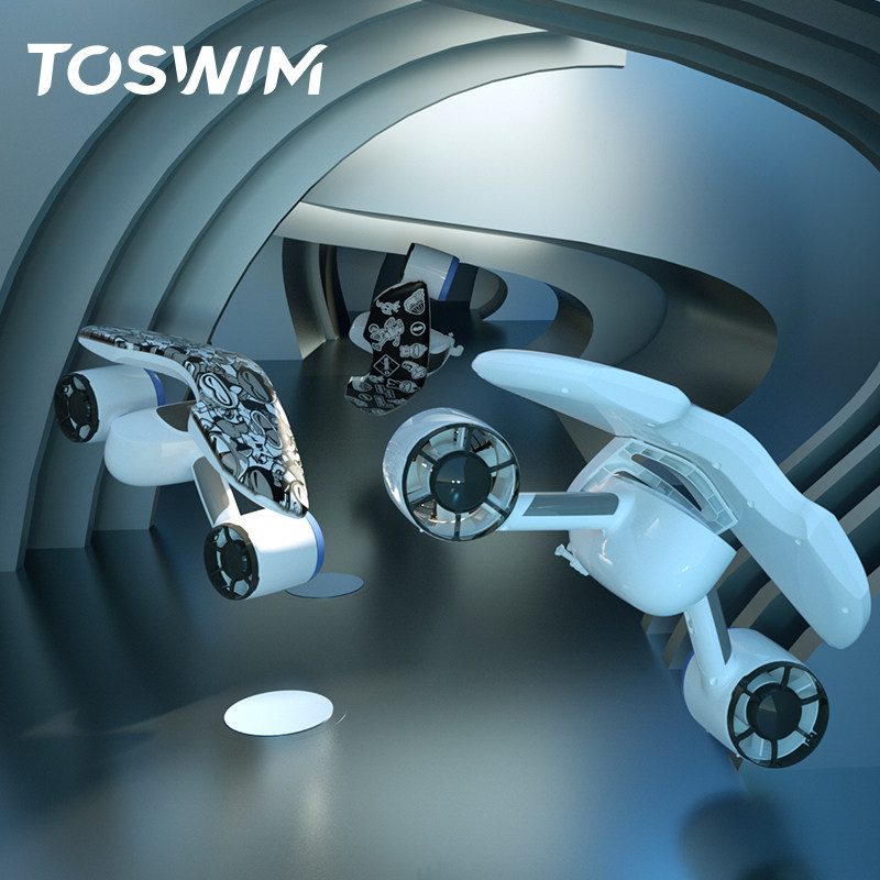 TOSWIM X Goggles Man Joint free diving snorkel water equipped with underwater thrusters water boosters