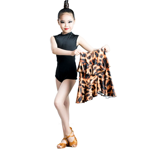 Профессиональный латиновый танцевальный спектакль соревнований по уходу за девчонками полагает, что детская одежда для детей и девочек тренировочная танцевальная юбка Новый набор