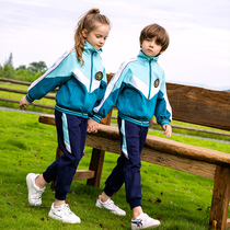 Childrens Spring Autumn Season Students Kindergarten Class Clothing Long Sleeve Games Suit Autumn Clothing Primary School Childrens School Uniform Zipped Shirts