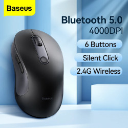 Bluetooth 5.2 무선 마우스 키보드 Baseus 2.4G