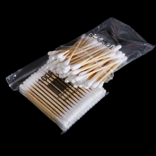 Бейсбольные двусторонние ватные палочки, антибактериальная ухочистка для ушей, хлопковые хлопковые салфетки, 1600 шт