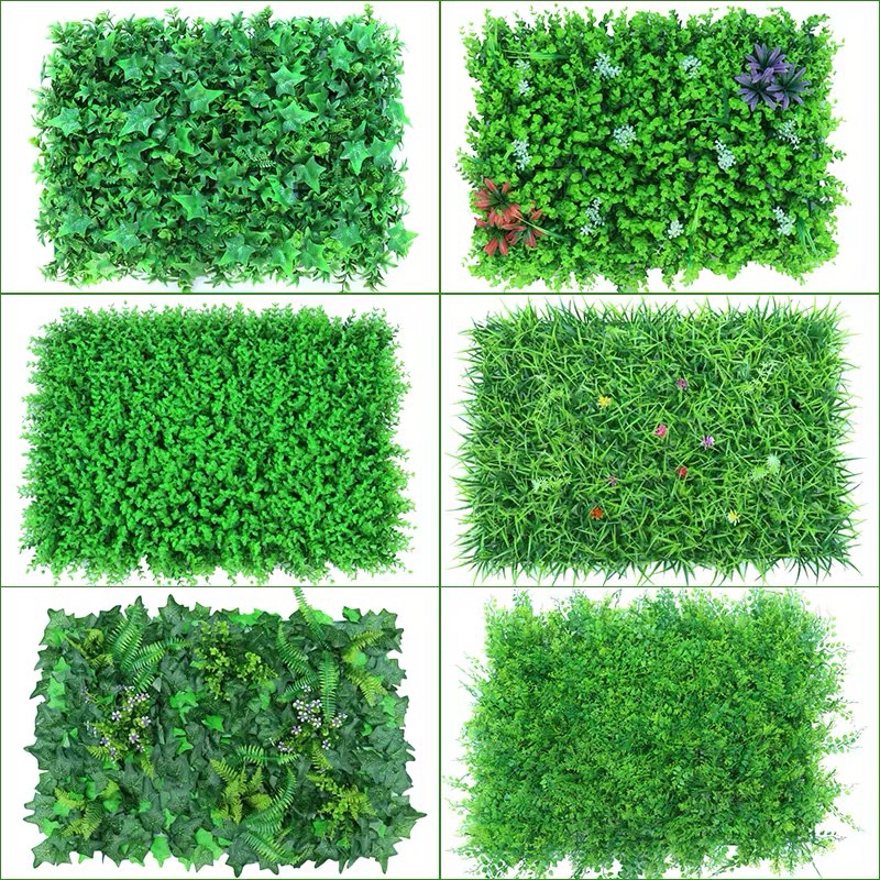 Simulated Lawn, Artificial Turf, Green Plant Wall Hanging Decoration, Wall Decoration, Fake Flowers, Plastic Flowers, Plant Wall, Background Wall