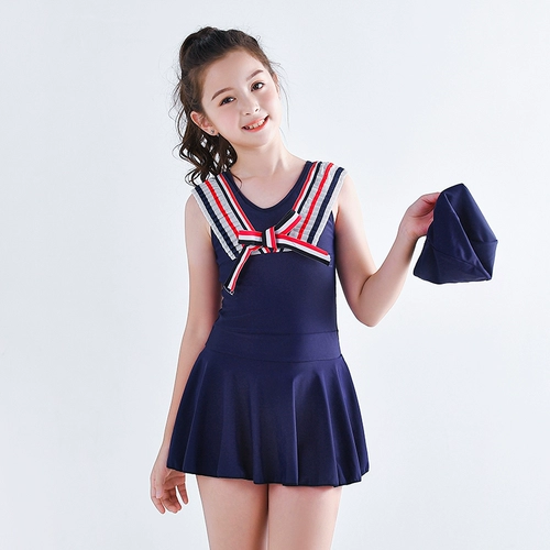 Детский модный купальник для школьников, коллекция 2022, подходит для подростков