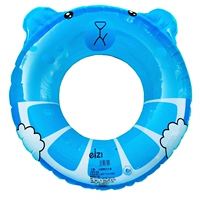 Синий плавательный круг, с медвежатами