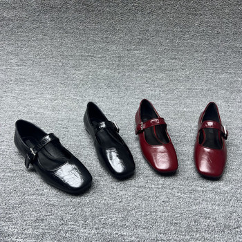 Low heel flat sole single buckle light mouth single shoes mary jane shoes Low heel flat sole single buckle light mouth single shoes mary jane shoes