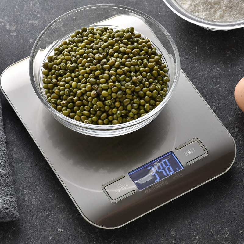 Electronic scale stainless steel cuisine Libra Home cooking food says 5kg1 high precision scale baking tool Libra