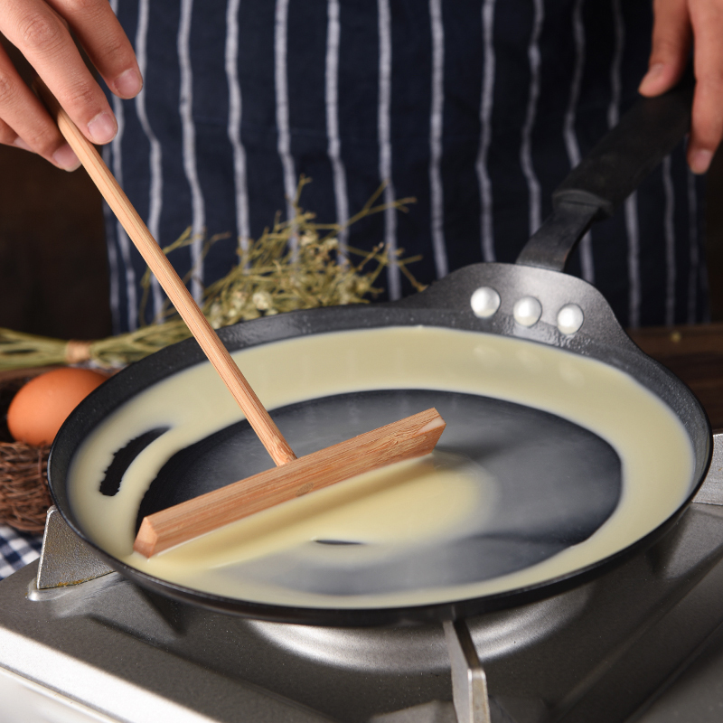 Thousands Layer Cake Turner Baking Tool Bamboo Dragonfly Stall Thousands of Players Trident Pie Eggs Cake Batter Bamboo Rake squeegee