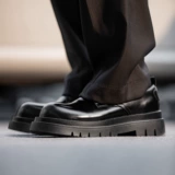 Martens, черная высокая униформа медсестры на платформе для отдыха для кожаной обуви