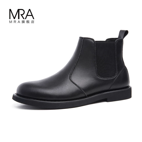 Martens, зимние челси, высокая обувь в английском стиле для кожаной обуви, короткие сапоги, в британском стиле