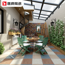Eagle brand ceramic antique floor tiles Four Seasons porcelain color Mediterranean living room kitchen balcony floor tiles floor tiles tiles