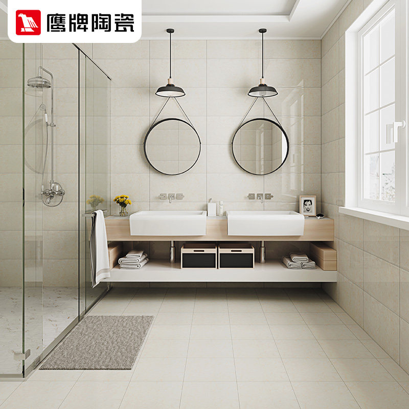 Eagle Ceramic Kitchen ceramic Tiles Anti-Slip Ground Tile Glazed 300 * 300 glazed surface Porcelain Pieces Brocade Embroidery