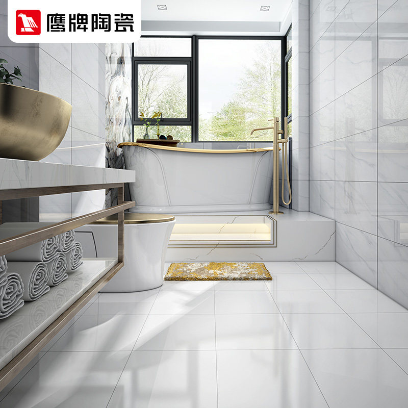 Eagle Tile Makeup Room Wall Brick Kitchen Floor Tile Glazed Surface Brick Toilet Bathroom porcelain Snowflake Porcelain Pieces