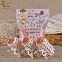 Youzhiju Lafa 3-pack double-layer hair curlers DIY beauty curls manual plastic curling barrel hairdressing tools