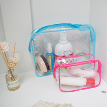 Yo-yo Transparent Waterproof Wash Bag Women PVC Travel Supplies Contained Bags Tourist Business Trip Makeup Bags Cashier Bags