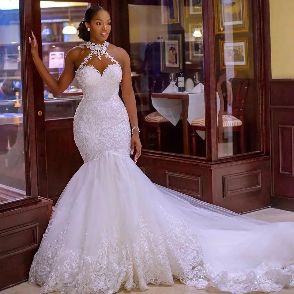 Mermaid LACE BRIDAL 2023 Luxury Ball Gown Wedding Dress Mermaid LACE BRIDAL 2023 Luxury Ball Gown Wedding Dress