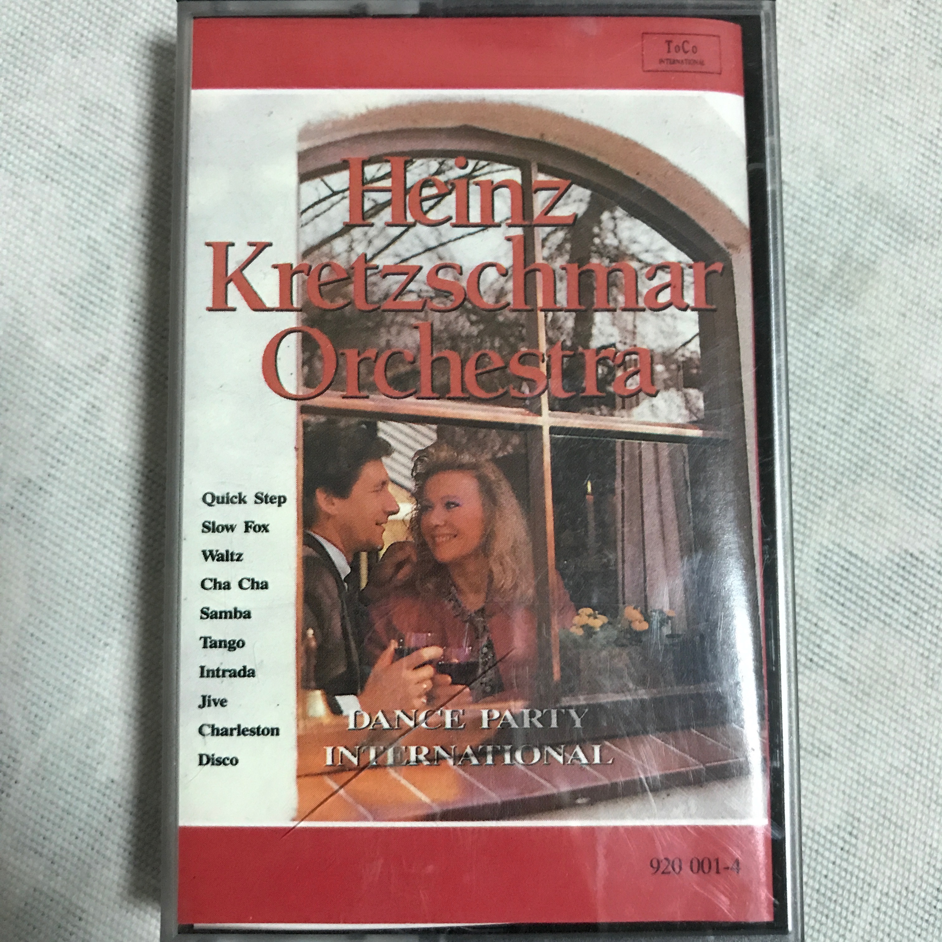 Heinz Kretzschmar Dance Party in the picture Import Poly Gold Records cassette tape