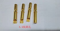 Wire spring pin wire spring Jack gold-plated socket Jack 3 5 Pin jack