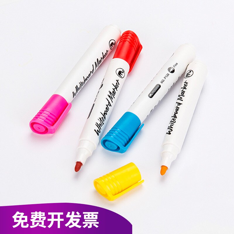 12 color whiteboard pen can be rubbed with ink Teachers with children thick head fine head drawing writing board message color pen
