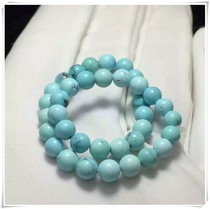 (Xiaoyao Fairy) High porcelain high blue sky blue millet beads hand string◆