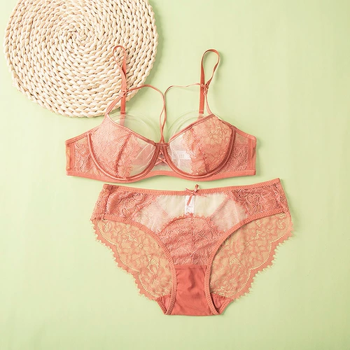 Зимний сексуальный ультратонкий тонкий прозрачный кружевной бюстгальтер-топ, комплект, нижнее белье, зеленый комбинезон, большой размер