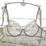 Кружевное милое сексуальное нижнее белье, штаны, ультратонкий тонкий белый летний бюстгалтер