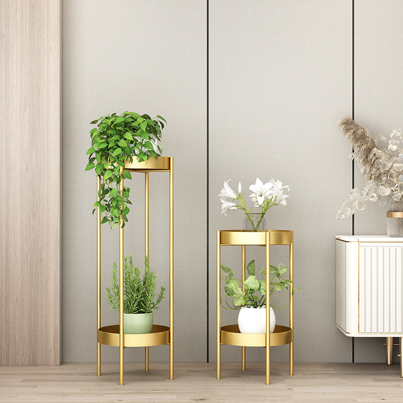 Nordic Living Room Flower Rack Flower rack Simple Green Love Floor Flower Rack Flower Rack
