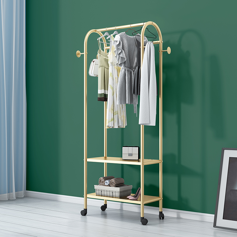 Clothes hanger landing clothes hat rack bedroom intranet Red home Easy clothes rack minimalist modern hanghanger Nordic ins