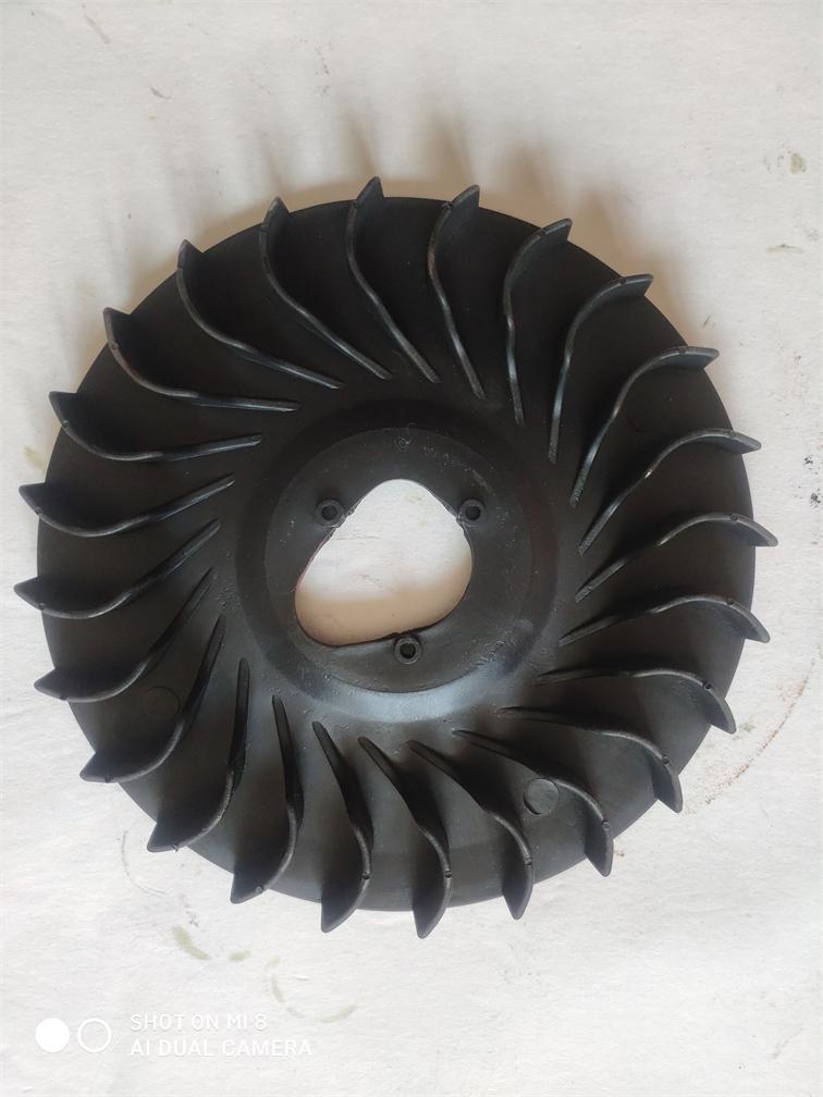 Heat dissipation plastic fan for 170F petrol engine