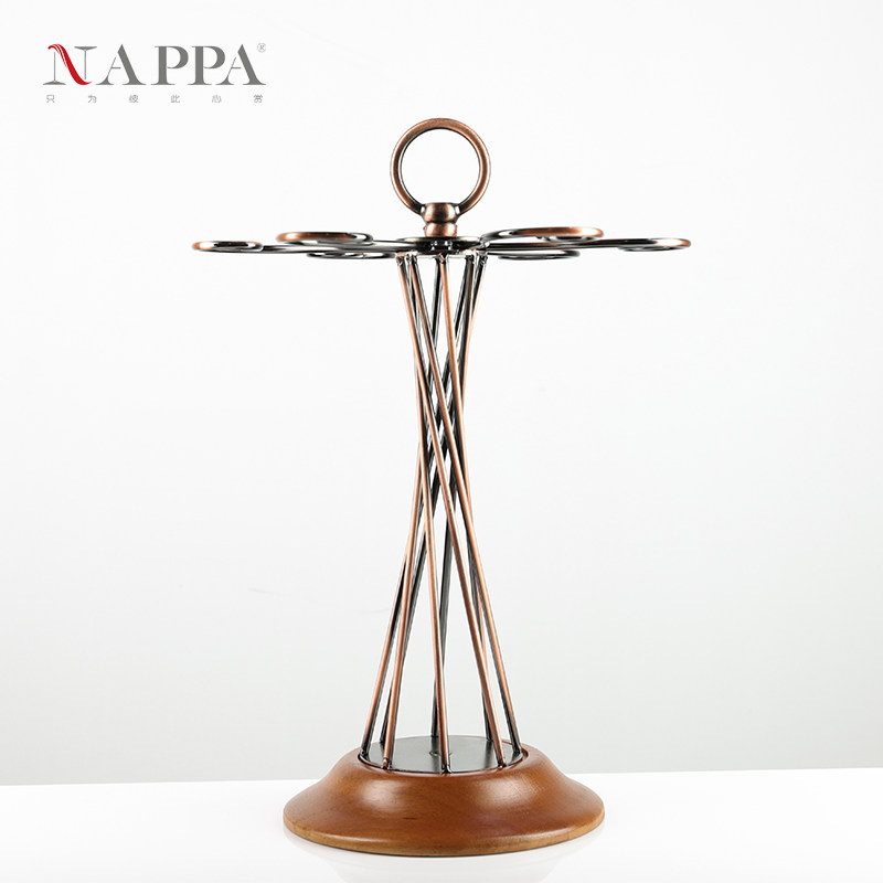 NAPPA wine glasses hanging rack Home living room upside down wine glass holder Creative metal simple cup holder water cup shelf
