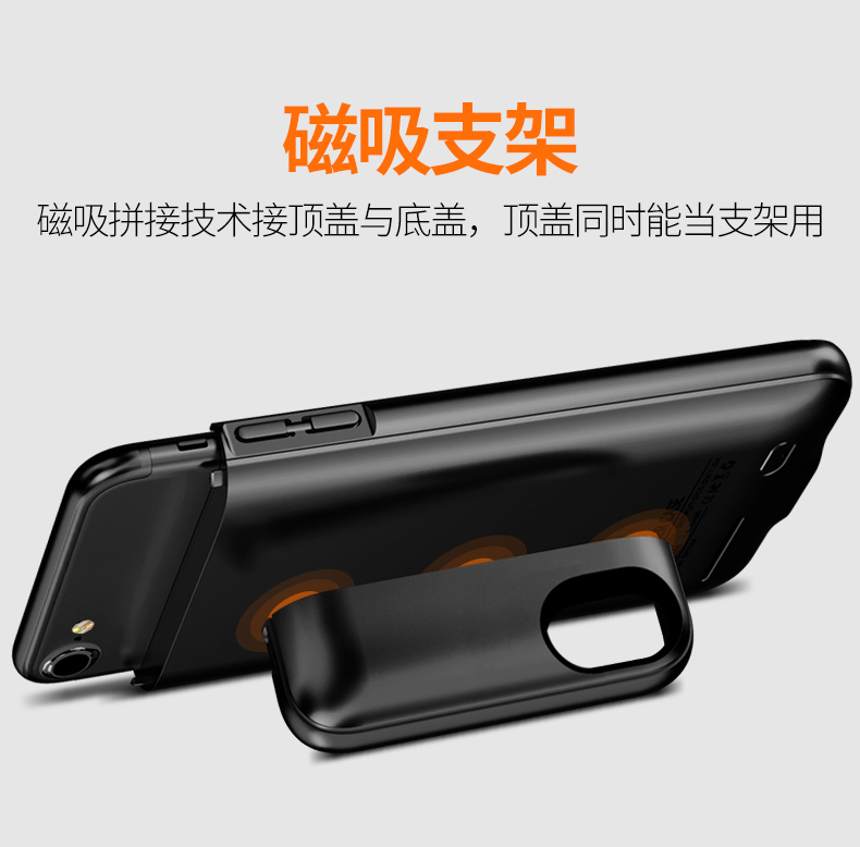 GUSGU iphone6 ​​sạc kho báu Apple 7plus không dây pin quay lại 6S khung điện thoại di động - Ngân hàng điện thoại di động sạc dự phòng samsung 10000