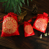 Chinese creative candy box wedding gift candy bag wedding wedding supplies woven brocade bag hand fabric