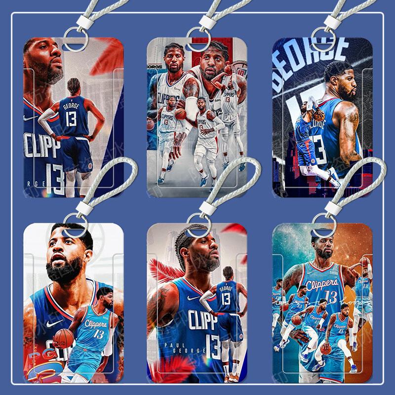 Nba Paul George Pickled Pepper Student Card Set Meal Card Water Card School Badge Badge Halter Work Permit Bus Subway Card