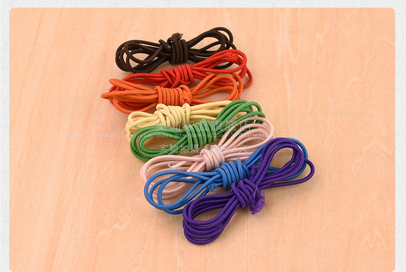 Lõi căng dây đeo vòng tay đàn hồi dây đàn hồi dây chuyền tự làm handmade vòng tay nhiều màu độ dày 1,5 / 2 mm - Vòng đeo tay Clasp vòng hồ ly