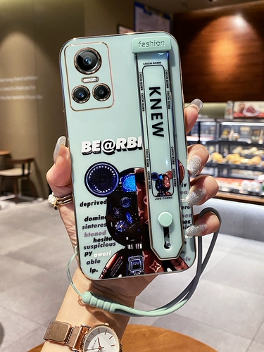 Oppo, чехол для телефона, защитный силиконовый креативный браслет подходит для мужчин и женщин, realme, защита при падении, 35G