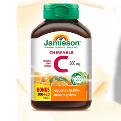 Jamieson健美生维生素c橙味120片