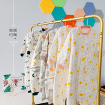 Baby cotton sleeping bag spring and autumn thin cotton children thin anti-kicking in winter thickened split leg baby cotton jersey