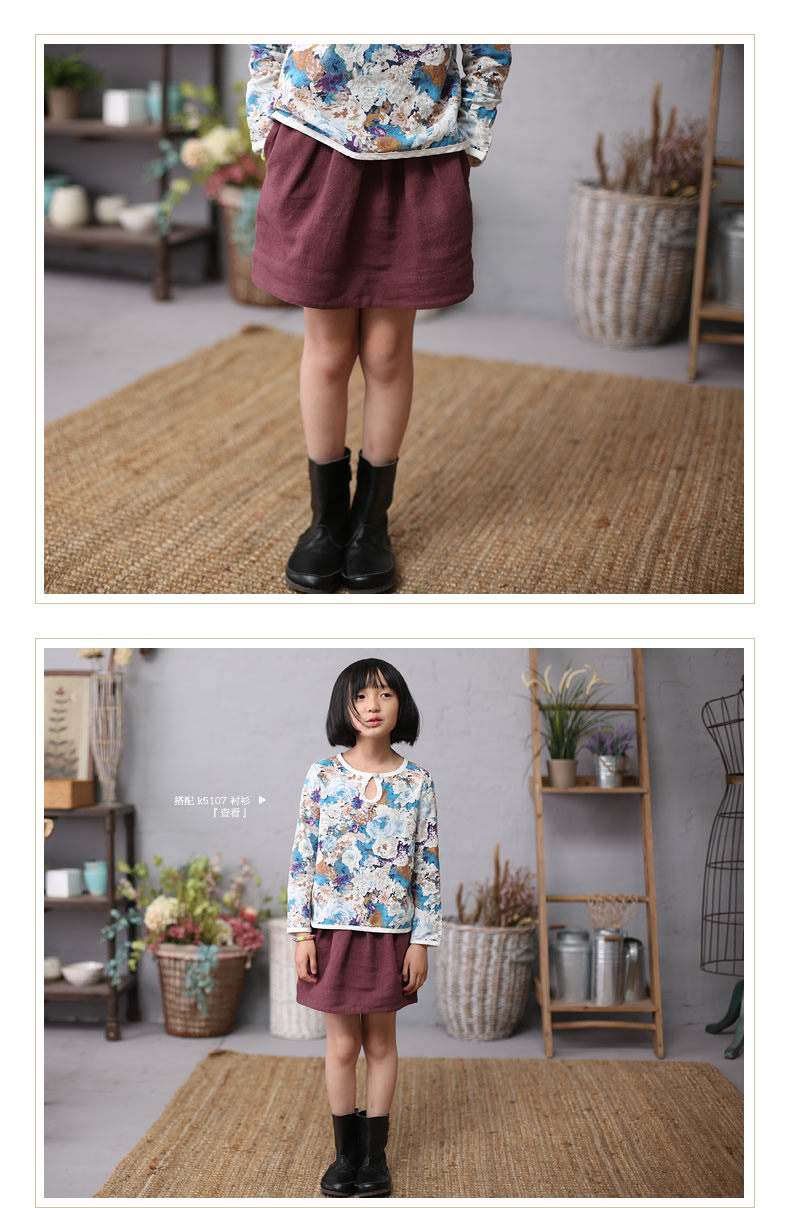 Jupe pour fille en lin - Ref 2050943 Image 17