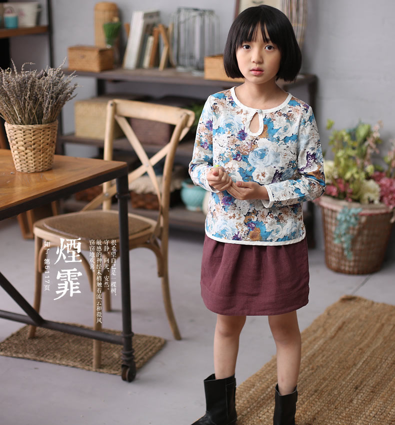 Jupe pour fille en lin - Ref 2050943 Image 12