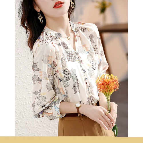 Брендовая рубашка, юбка, комплект, V-образный вырез