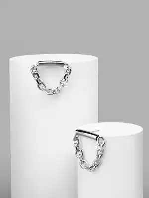 INJOYLIFE2021 new chain earrings female silver earring needle Japanese and Korean earrings fashion earrings jewelry gift