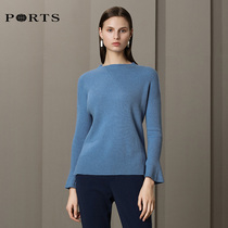 PORTS Po Womens Temperament Joker Micro La Sleeve Hair Knit ALN9K411JZW040