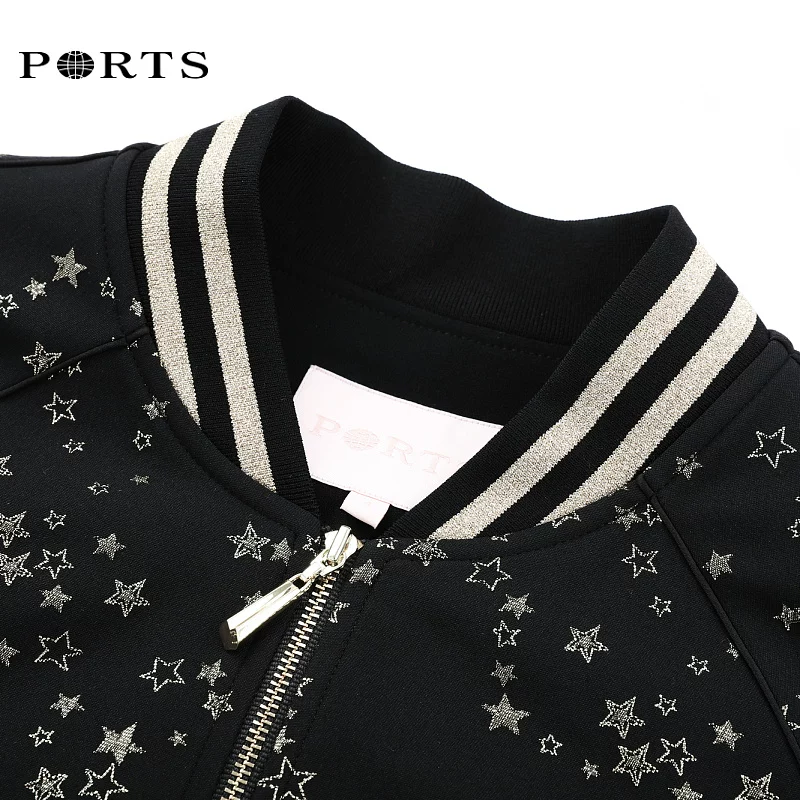 Женская куртка Ports Baozi с простым принтом в форме сердца - SA9J008GFQ039