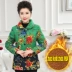 Áo khoác cotton nữ trung niên và già dày cộng với nhung cotton quốc gia mùa đông trang phục Tang phù hợp với bà mẹ 50 tuổi tải áo khoác cotton váy đầm cho người 60 tuổi Quần áo của mẹ