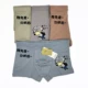 Đồ lót nam béo trẻ em lớn 13-15 tuổi Học sinh trung học cơ sở 10-12 tuổi Cotton boxer hoạt hình bốn góc - Vòng eo thấp