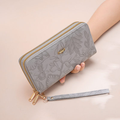 Niche High-End Light Luxury Coin Purse for Women, Vintage Long Double Zipper Large Capacity Clutch Bag, New Chinese Style Hand-Held Wallet Niche High-End Light Luxury Coin Purse for Women, Vintage Long Double Zipper Large Capacity Clutch Bag, New Chinese Style Hand-Held Wallet