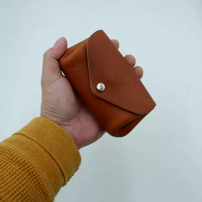 Horween horween cxl hộp đựng thẻ ví tiền xu ví Túi xách retro kiểu Mỹ - Chủ thẻ