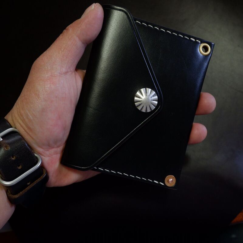 Horween Cxl Card Holder, Wallet, Coin Purse, American Retro Handbag, Men's Bag, Commuter Bag